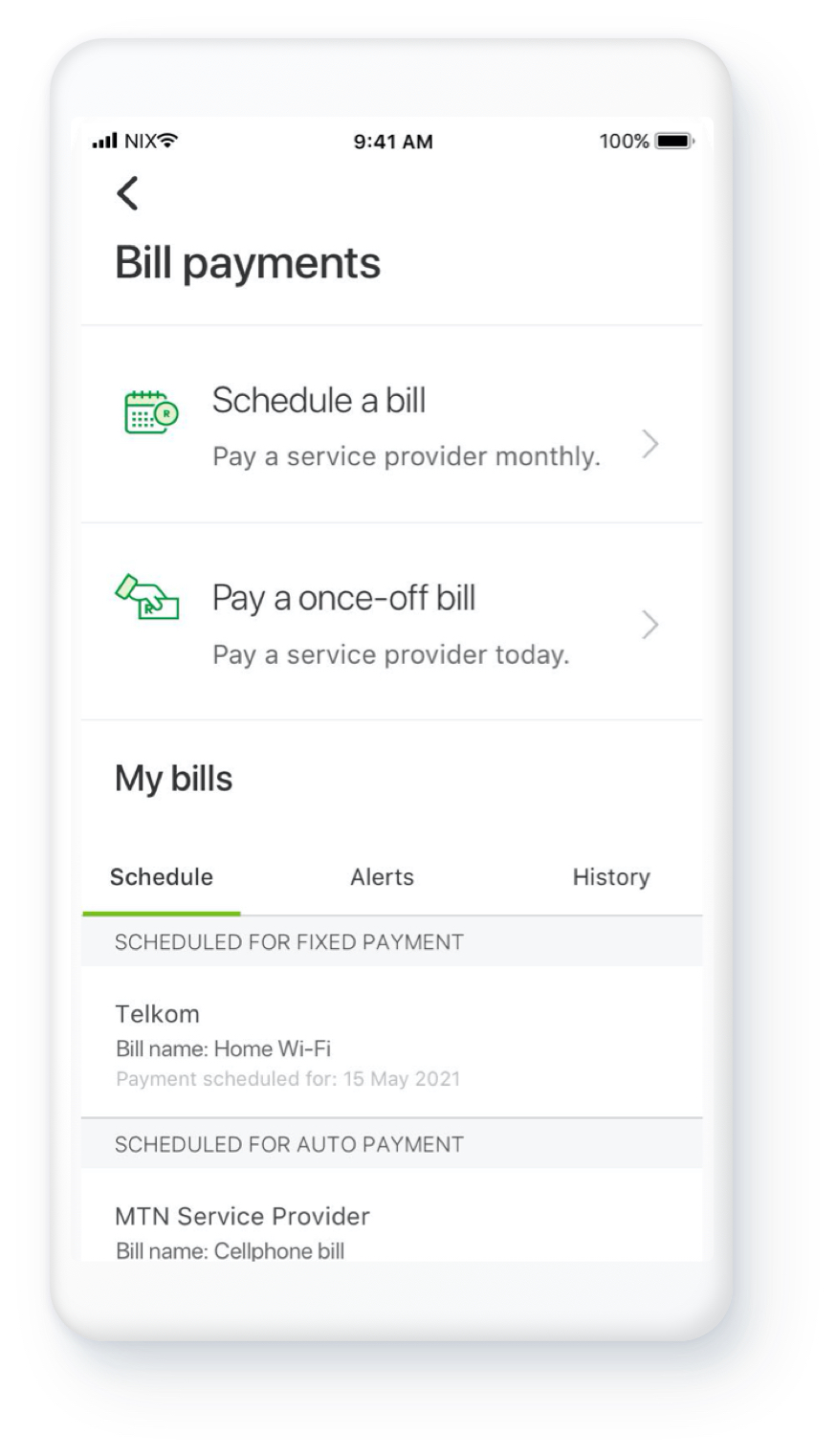 Bill payments on the Money app